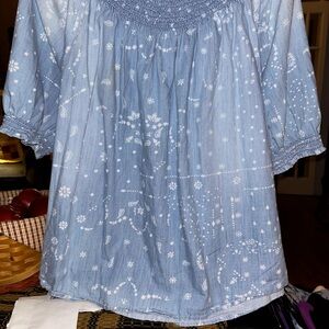 Sonoma 2x Chambray Top